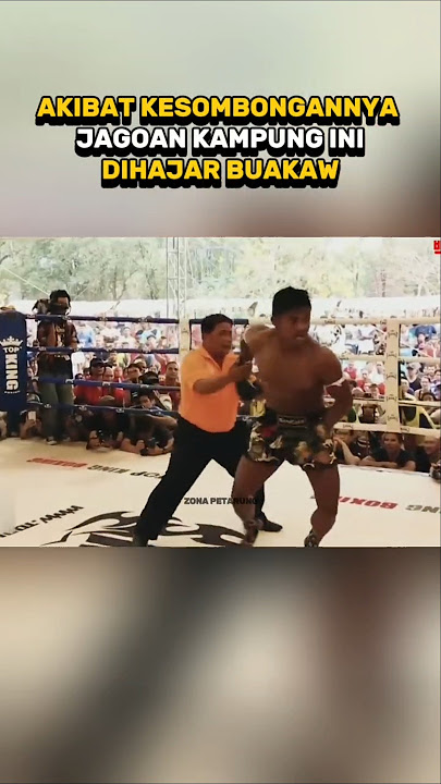 When Buakaw Was Underestimated By The Village Champion #muaythai #fight