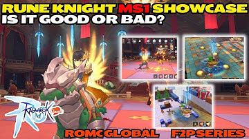 Rune Knight AA MS1 PVE Showcase - Ragnarok M: Classic Global