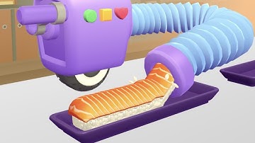 SUSHI ROLL 3D - Gameplay Walkthrough - Tutorial (IOS, Android) with T GAME 03 #shorts