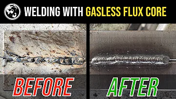 Gasless Flux Core for Beginners #1 BIG Thing