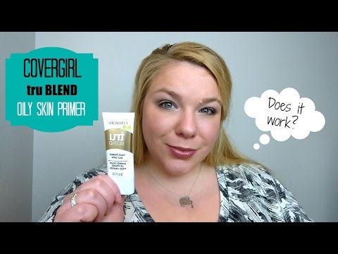 Video: Covergirl TruBlend Face Primer para Revisión de Piel Grasa