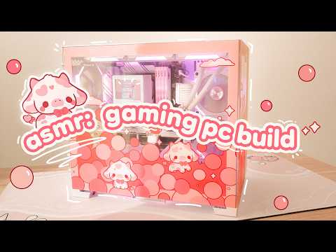 building a kawaii pink gaming pc | bubblecow o11d mini, 14700k, tuf gaming 4070ti