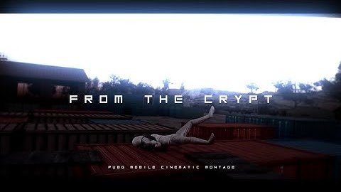 From the Crypt || Cinematic Pubg Mobile glowing Montage ⚡ || 777 || Alight Motion || Android Edit ||