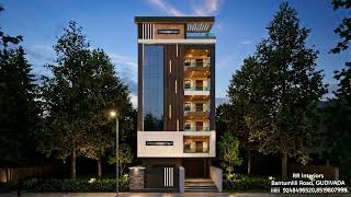 RR Interiors G 5 building elevation design RR Interiors G 5 building elevation design