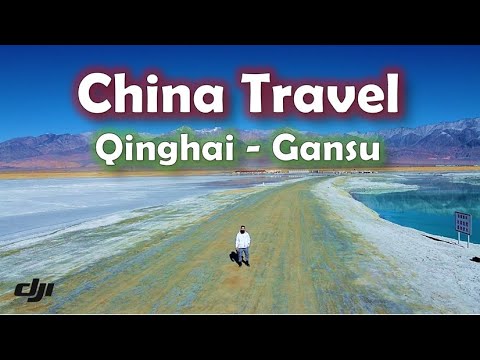 China's ALIEN World! Incredible Travel - North West China. Qinghai to Gansu Province. Drone Footage