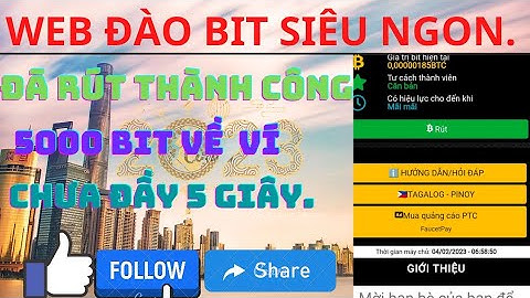@WEB ĐÀO COIN MIỄN PHÍ UY TÍN@. ĐAZ RÚT THÀNH CÔNG 5000BIT VỀ VÍ CHƯA ĐẦY 5S.