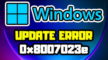 How to FIX Windows Update Error 0x8007023e in Windows 11/10