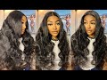 Beginner friendly soft  bodywave glueless lace closure wig ft tinashe hair   petitesue divinitii