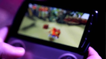 Crash Bandicoot demo on Xperia Play