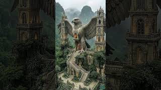 Nếu thần thoại tồn tại… nơi này chắc chắn có thật #fantasy #cinematic #aiart #architecture