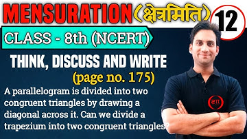 THINK, DISCUSS AND WRITE (page no. 175) : Class 8 Maths NCERT Chapter 11