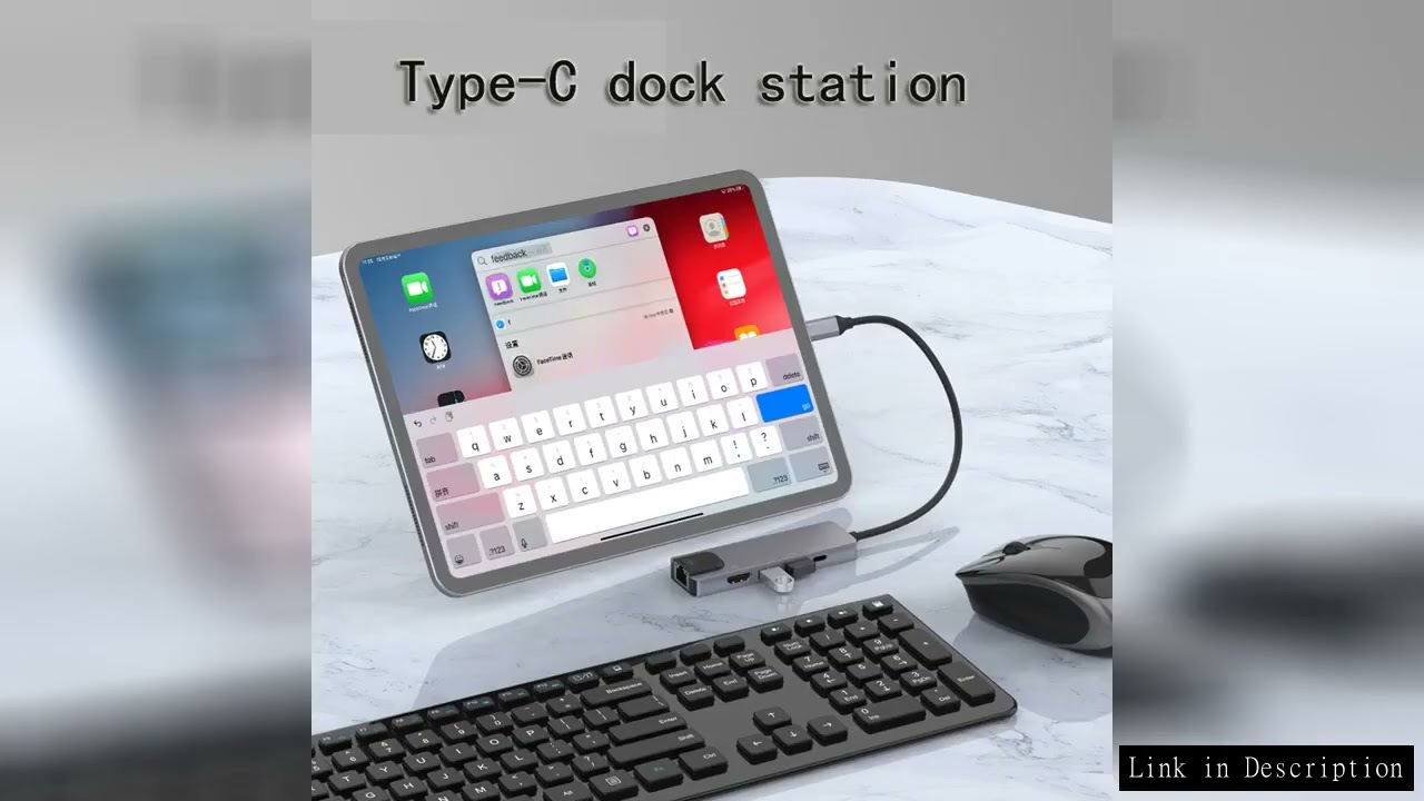 Type-c converter RJ-45 LAN Adapter dock station USB C to HDMI-compatible Adapter Splitter Adapter 4K