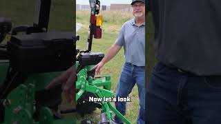 john deere 1025r tractor mowing how to connect a rotary cutter attachment
