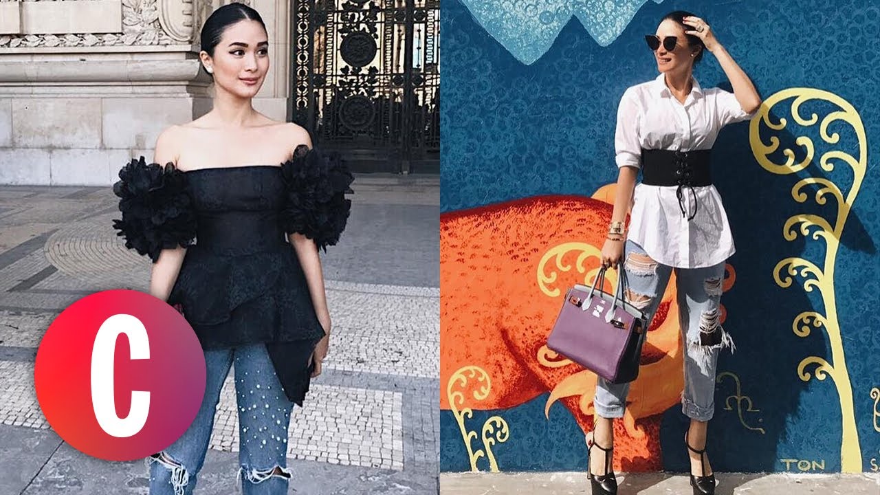 How To Dress Up Your Jeans, According To Heart Evangelista 