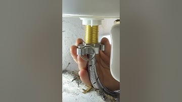 Fixing leaking toilet parts using a finger spanner! #asmr #tools #howto #diy #subscribe #shorts