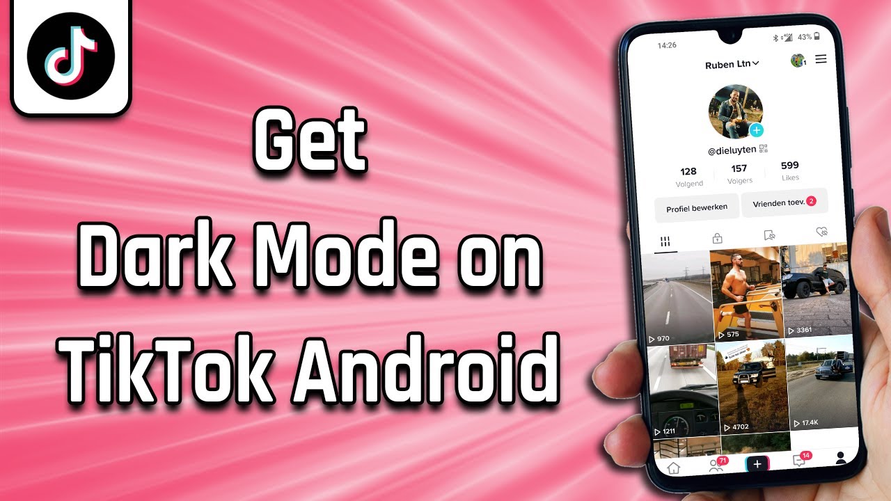 How To Get Dark Mode On TikTok Android (easy) YouTube
