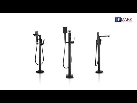 Смеситель Lemark Bronx LM3744BL для ванны, напольный, бейне 1