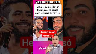 Olha o que o cantor Henrique da dupla com Juliano aprontou  #memes #humor