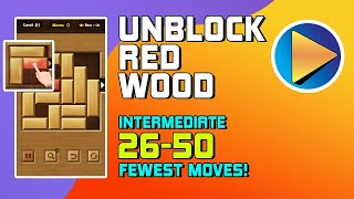 Unblock Red Wood Intermediate Levels 26 to 50 Walkthrough [100% Perfect!] screenshot 5