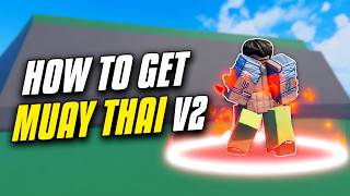 How to GET MUAY THAI V2 in ROCK FRUIT Roblox screenshot 4