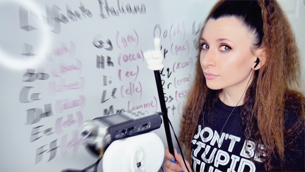 Italian Alphabet. L'alfabeto Italiano *ASMR