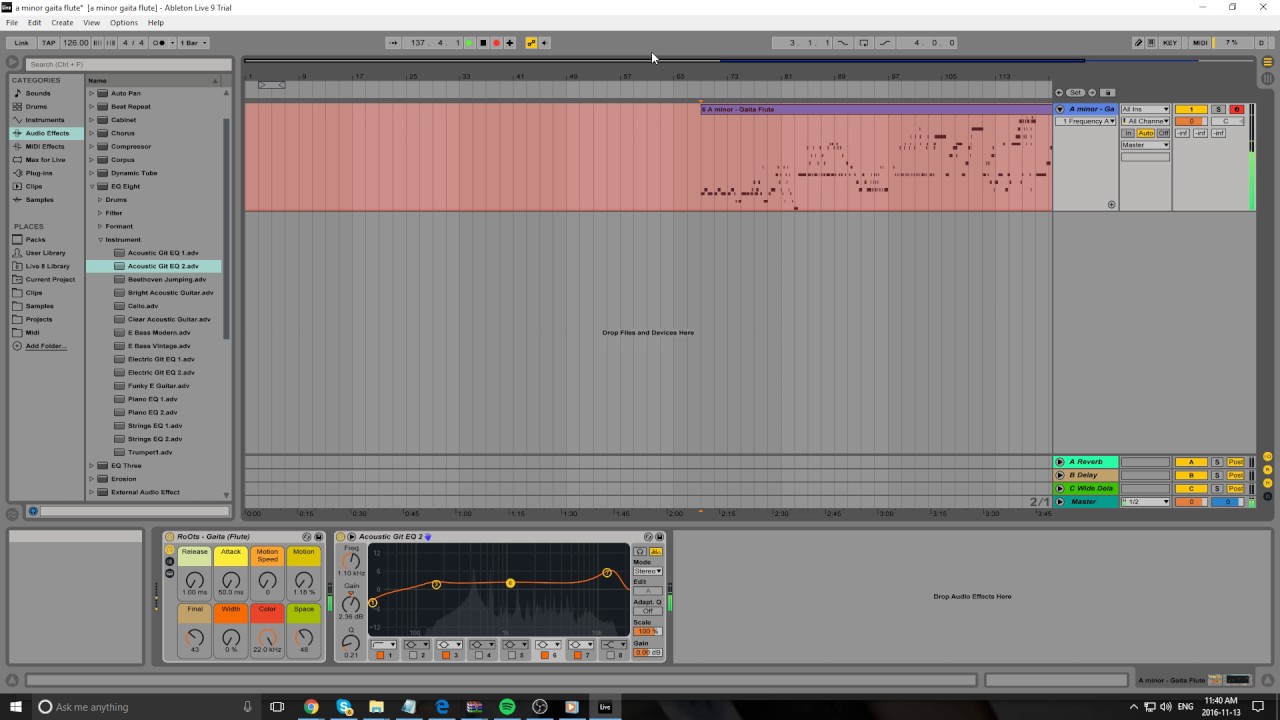 Gaita Flute (Colombia) Free Ableton Live 9 Instrument Download & Demo