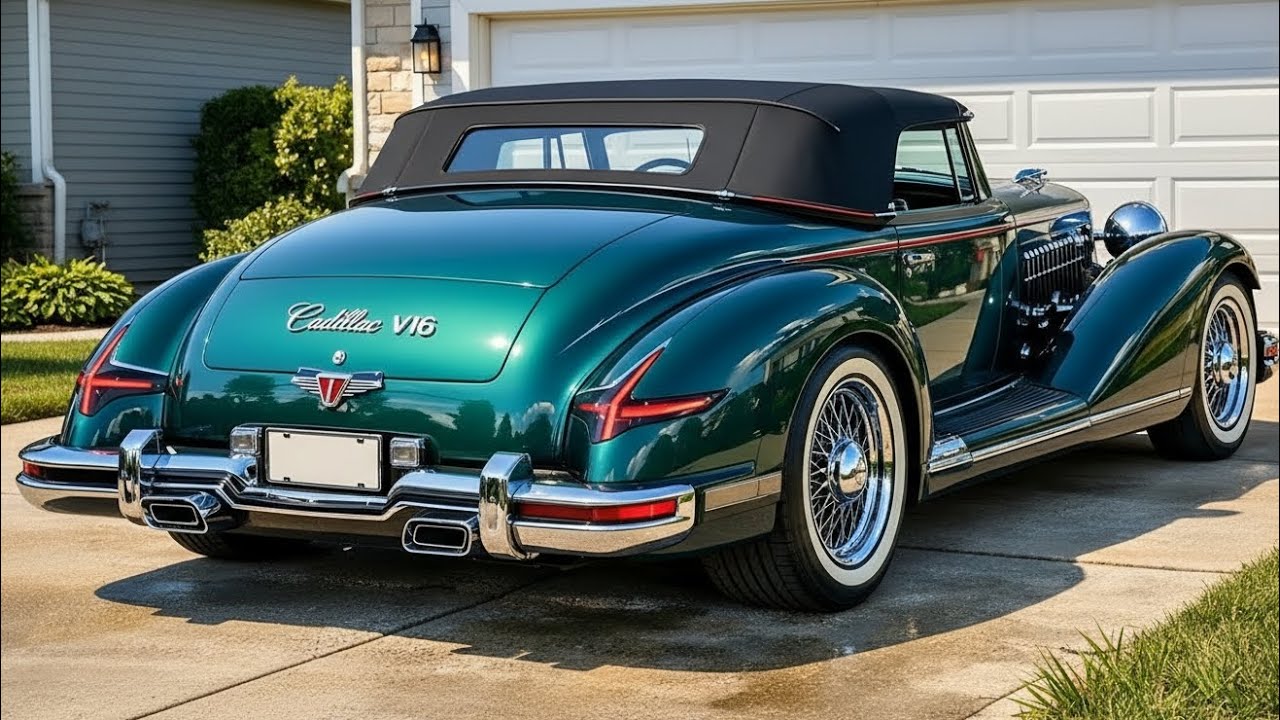 🔥 Cadillac V16 Roadster 2026: El Regreso del Lujo Extremo que Hará Historia 🔥