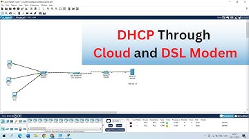 DHCP Through Cloud and DSL Modem.