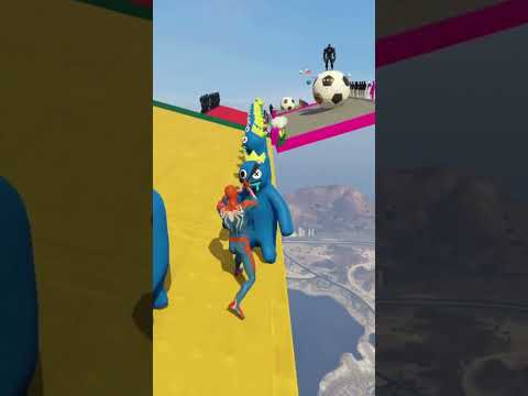 الرجل العنكبوت انقاذ باتمان Spider-Man Rescue batman vs iron man vs venom funny Game GTA 5 superhero