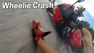 Wheelie Crash  Biker Lost Control Of His Bike  Motorcycle Daily Observations 2025