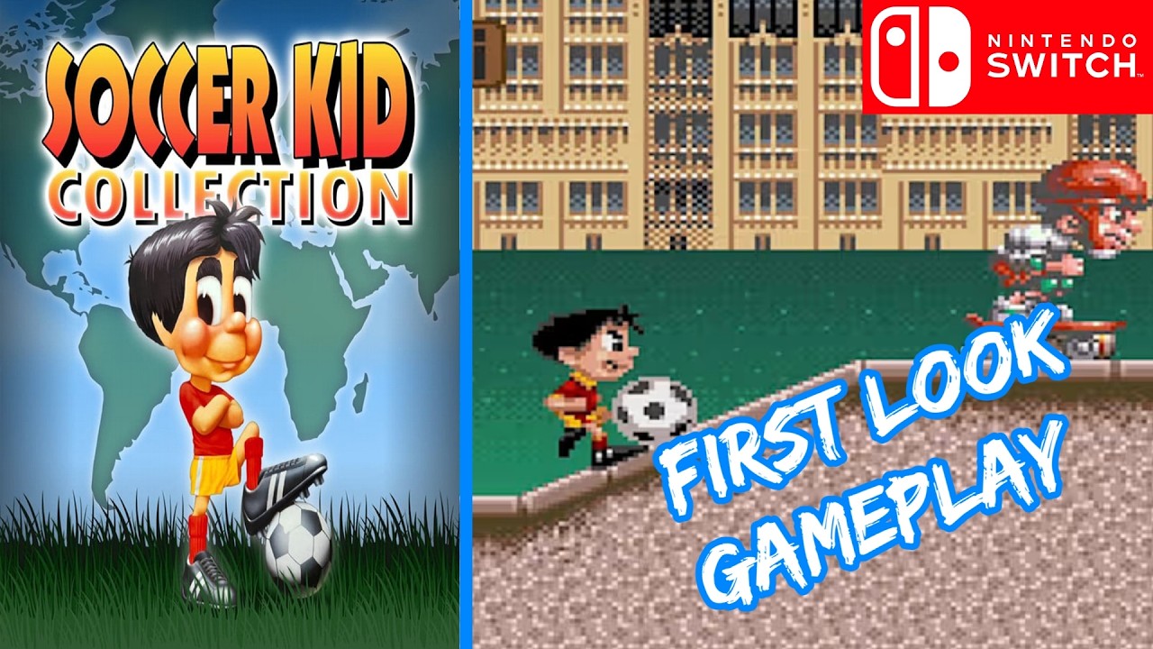 Soccer Kid Collection (QUByte Classics) – Nintendo Switch Gameplay