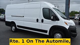 Used 2023 RAM ProMaster 3500 Norwood Boston, MA #M240498B Chrysler Chrysler Cars Trucks