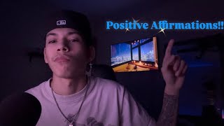 ASMR | Positive Affirmations For Sleep😴😴