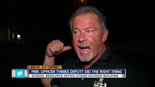 Veteran officer defends Parkland school resource officer's actions, calls him a “scapegoat”