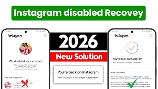 instagram disabled account recovery 2026 | how to recover disabled instagram account 2026