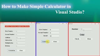 A simple Calculator in  Windows Form (Visual Studio 2012) #Abhiraj_Tricks #Visual_Studio_Calculation