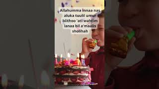 Doa untuk Orang Ulang Tahun Memohon Dipanjangkan Umur #shorts #shortsvideo #doa #doaharian