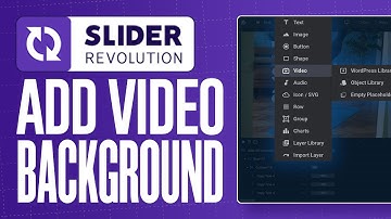 How To Use Video Backgrounds in Revolution Slider 6 WordPress Plugin (2024)