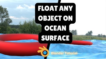 How To Float Any Object On Water | Easy Blender Tutorial | Ocean Modifier & Floating Objects