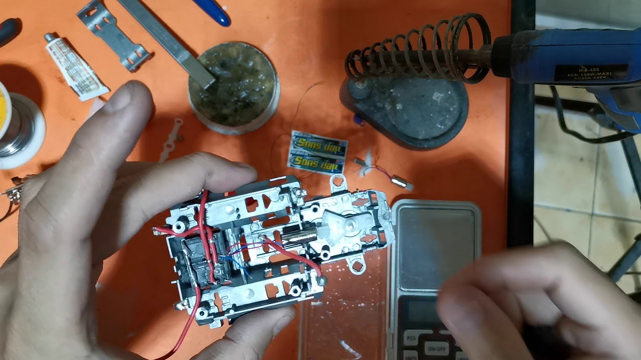 วิธีใส่มอเตอร์เลี้ยวหน้าเล็ก