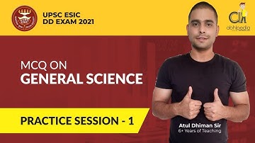 UPSC ESIC 2021| Mcq