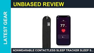 NonWearable Contactless Sleep Tracker Sleep Smart Mattress Sleep Tracking System Review