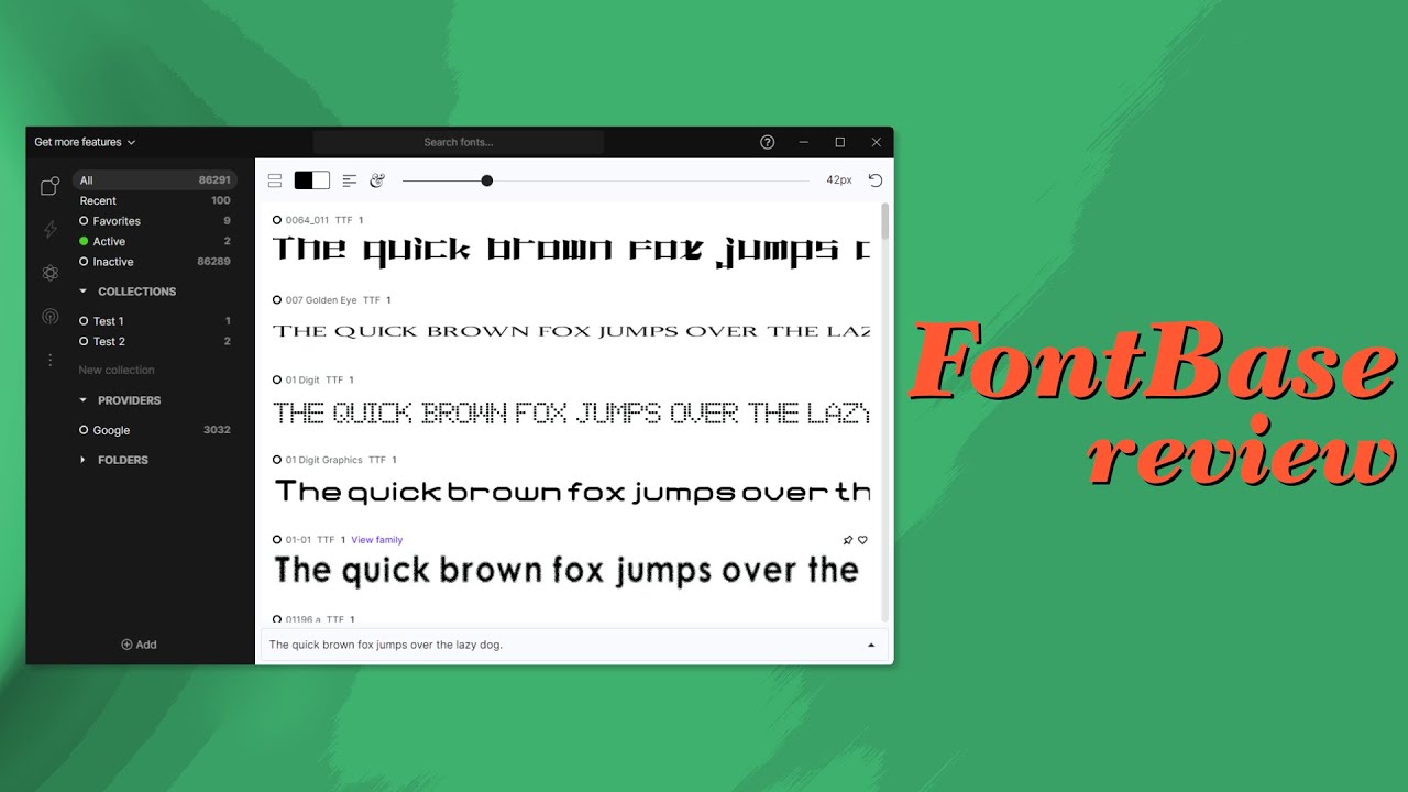 best font manager open source