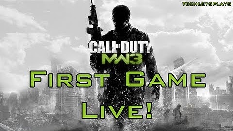 Modern Warfare 3: First Game Live Commentary