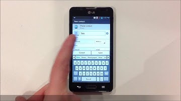 How to Add a Contact - LG