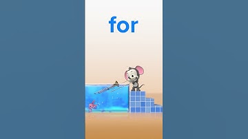 Kindergarten Sight Words: For | ABCmouse #learning #education #sightwordsforkids #kindergarten