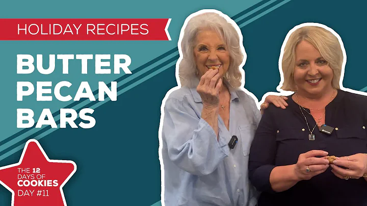 Holiday Cooking & Baking Recipes: Butter Pecan Bars Recipe | 11th Day of Christmas Cookies