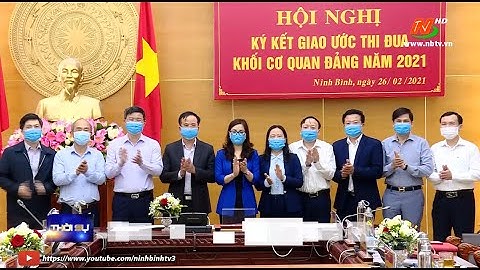 Ký kết giao ước thi đua Khối các cơ quan Đảng