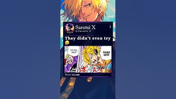 Sanji vs Toei Animation #sanji #toeianimation #onepiece
