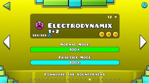 ELECTRODYNAMIX 1 + 2 | Geometry Dash 1.7 + 2.1 (Montage)